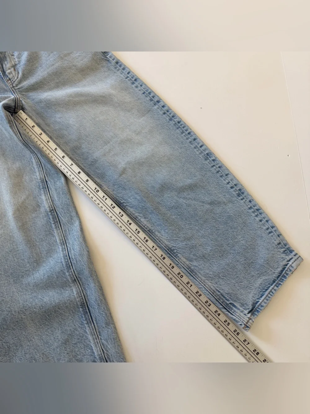 American Eagle Jeans Womens 4 Barrel Leg Light Wash High Rise